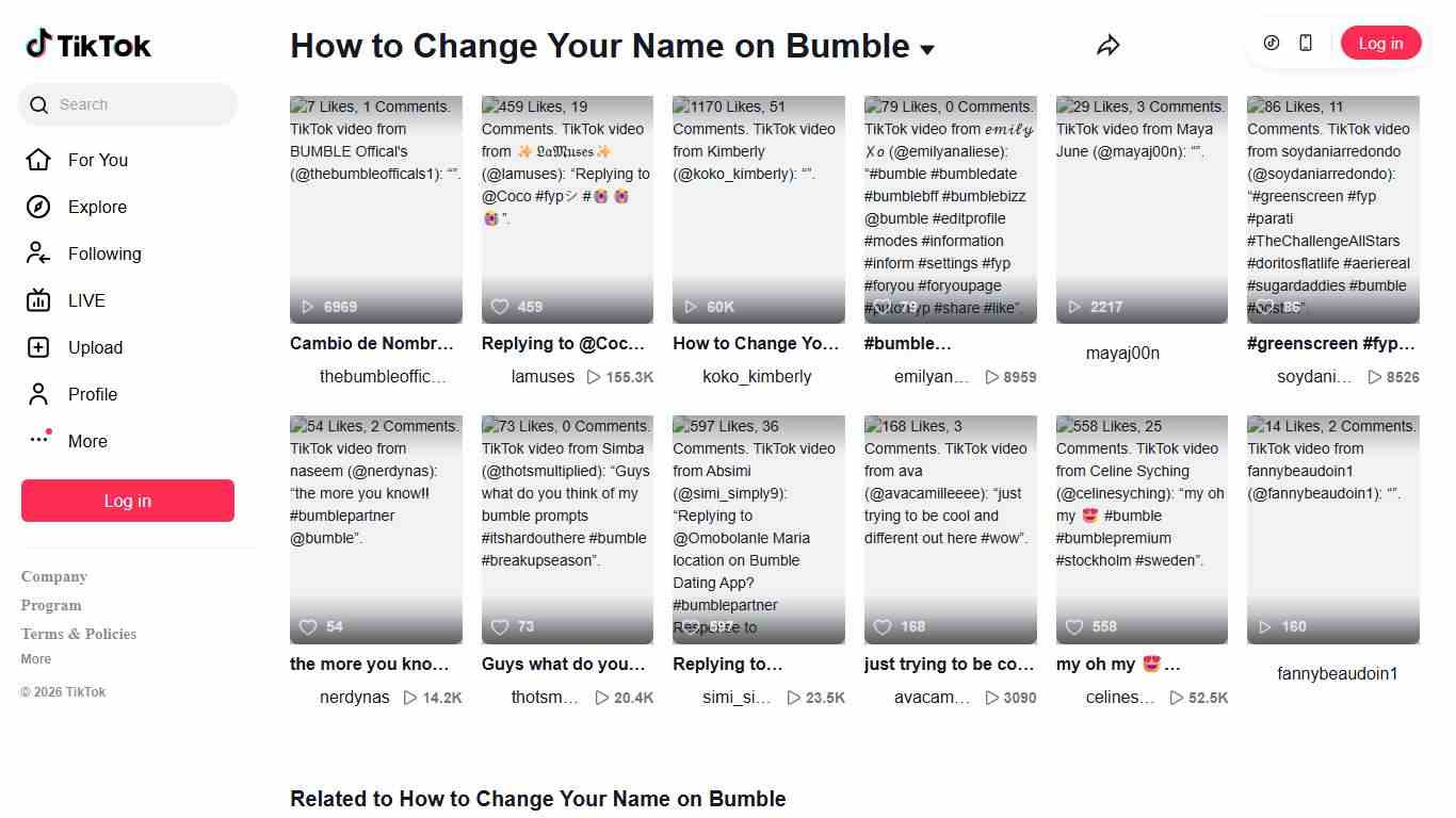 How to Change Your Name on Bumble TikTok
